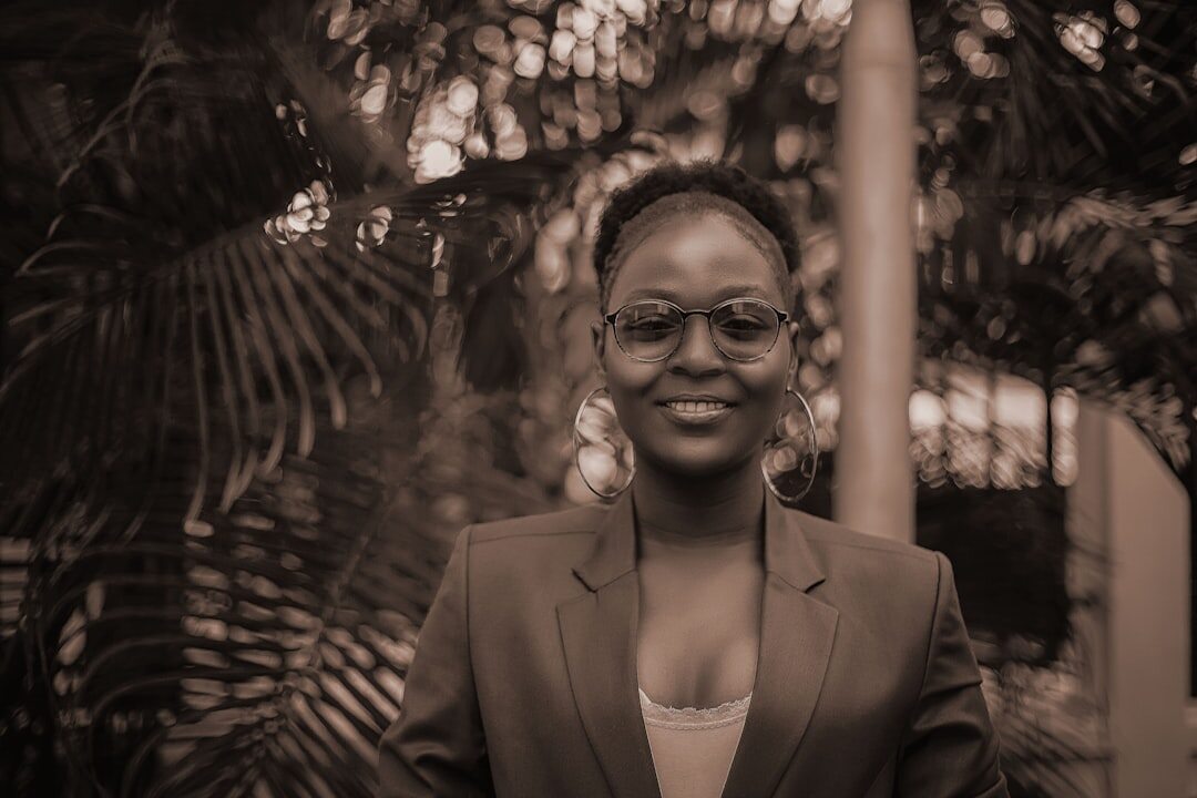african entrepreneur standing proudly